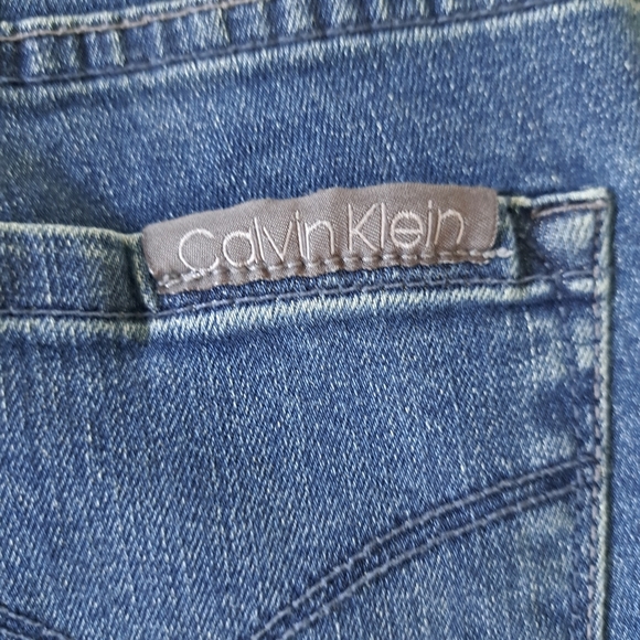 Calvin Klein Jeans Size 29 Blue Straight Leg Denim - Picture 13 of 14